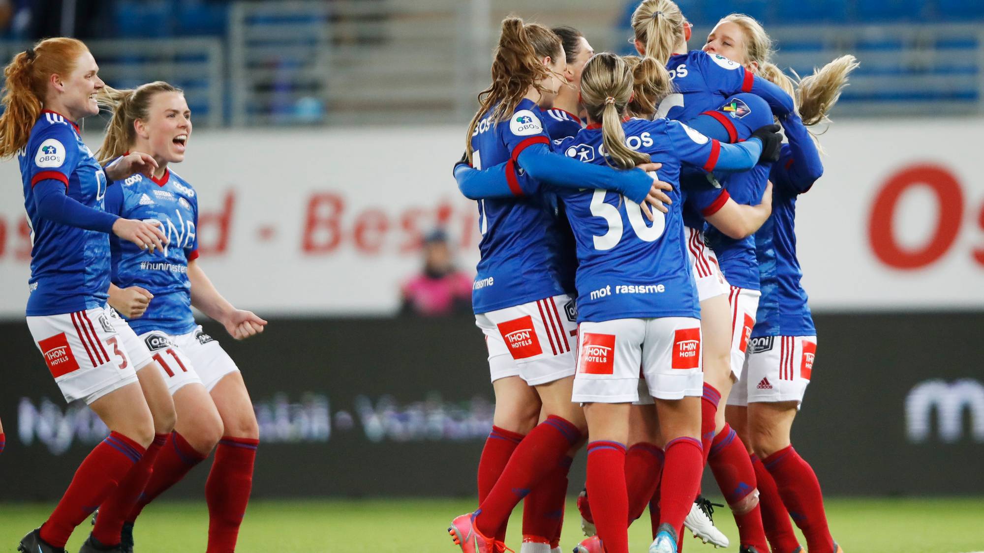 VIF-kvinnene slo hardt tilbake - scoret <b>fem</b> på Stabæk.