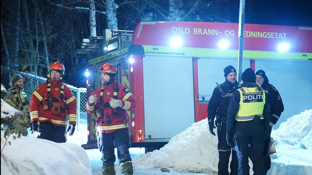 Mann alvorlig skadet i brann i Oslo
