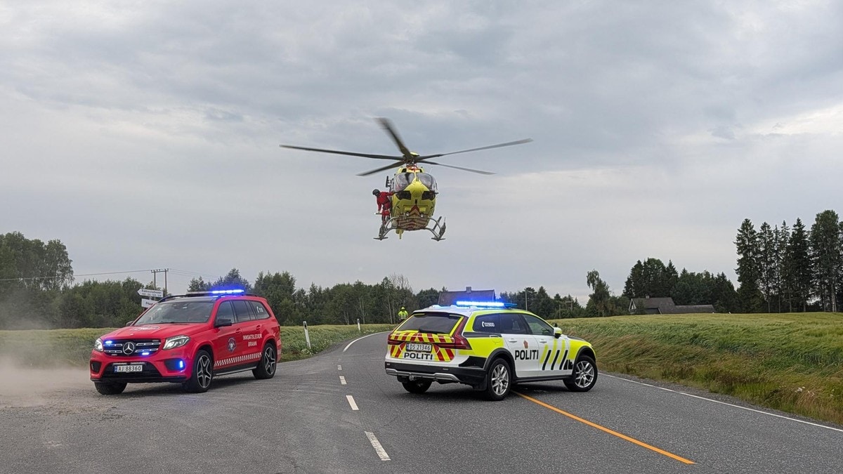 Alvorlig MC-ulykke i Indre Østfold