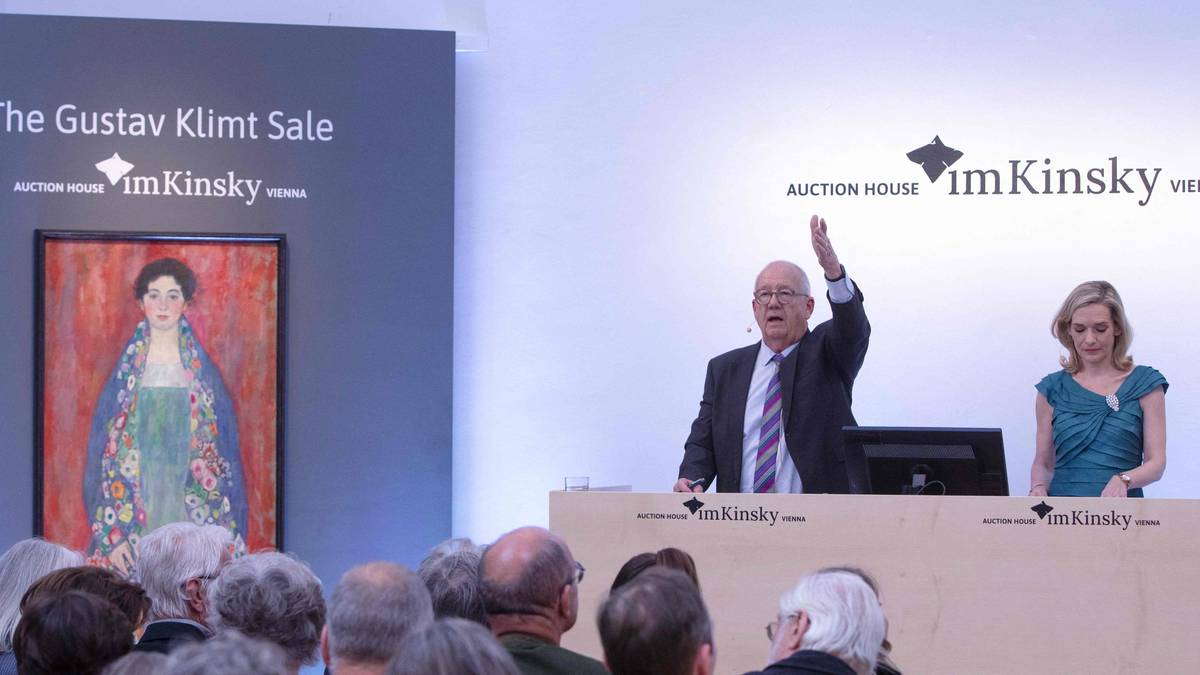 Historisk sal: Gustav Klimt portrett nådde rekordpris