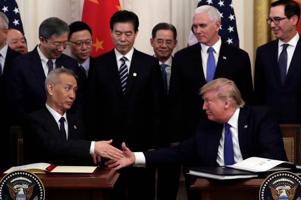 USA og Kina undertegnet innledende avtale om handel