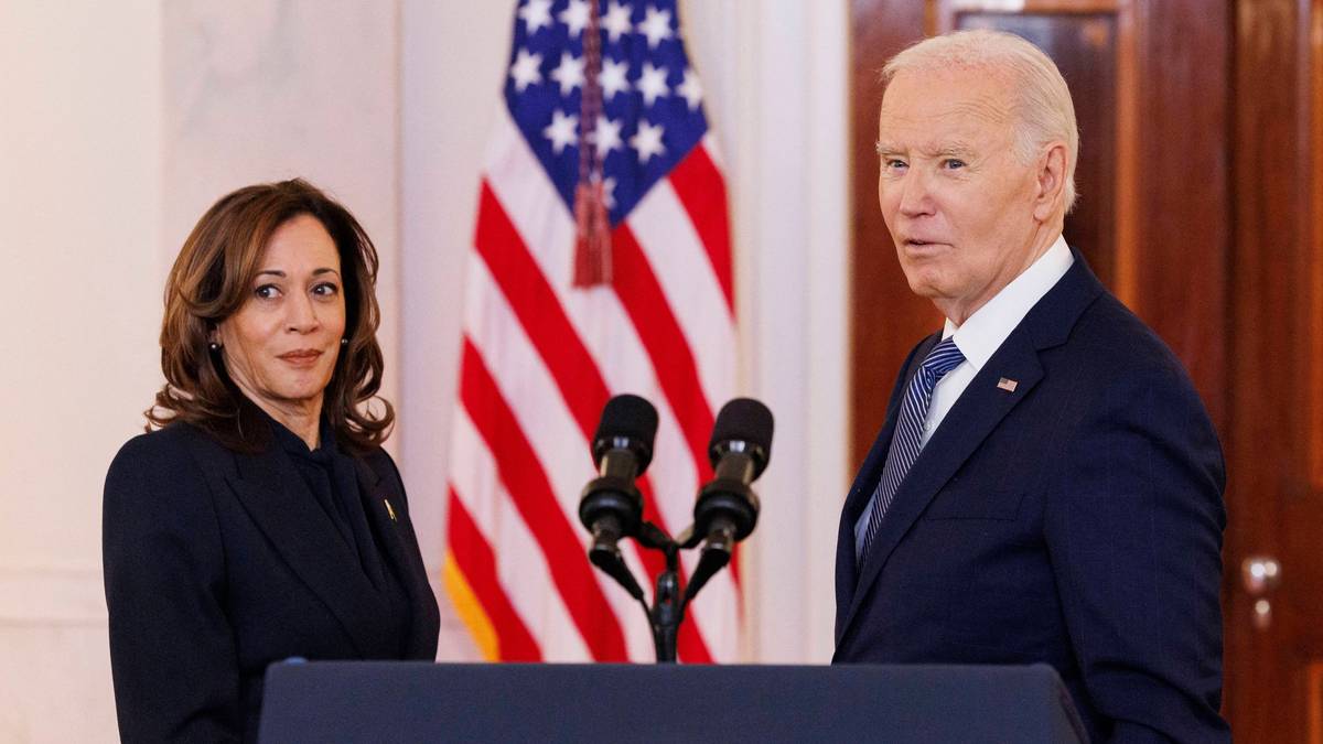 Biden reagerer etter spørsmål om Trump: – Er det en spøk?