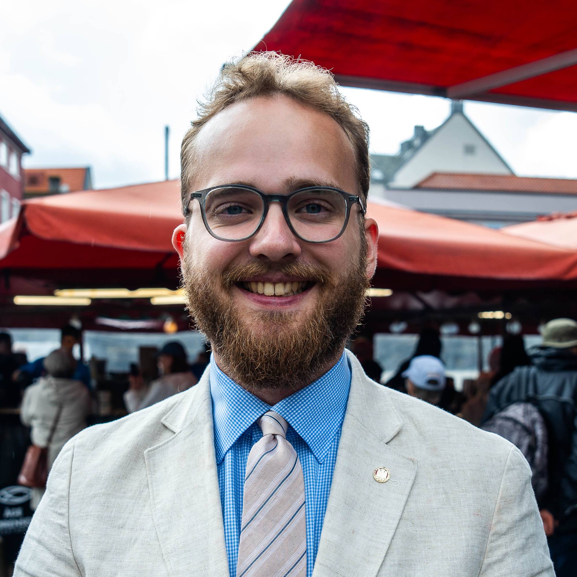 Portrett av næringsbyråd i Bergen, Reidar Digranes (Sp)
