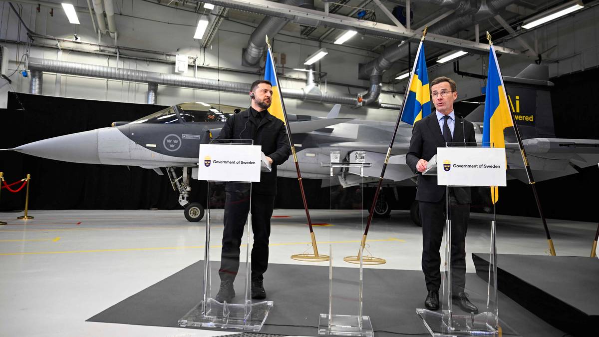 Sverige selger over 100 kampfly til Ukraina
