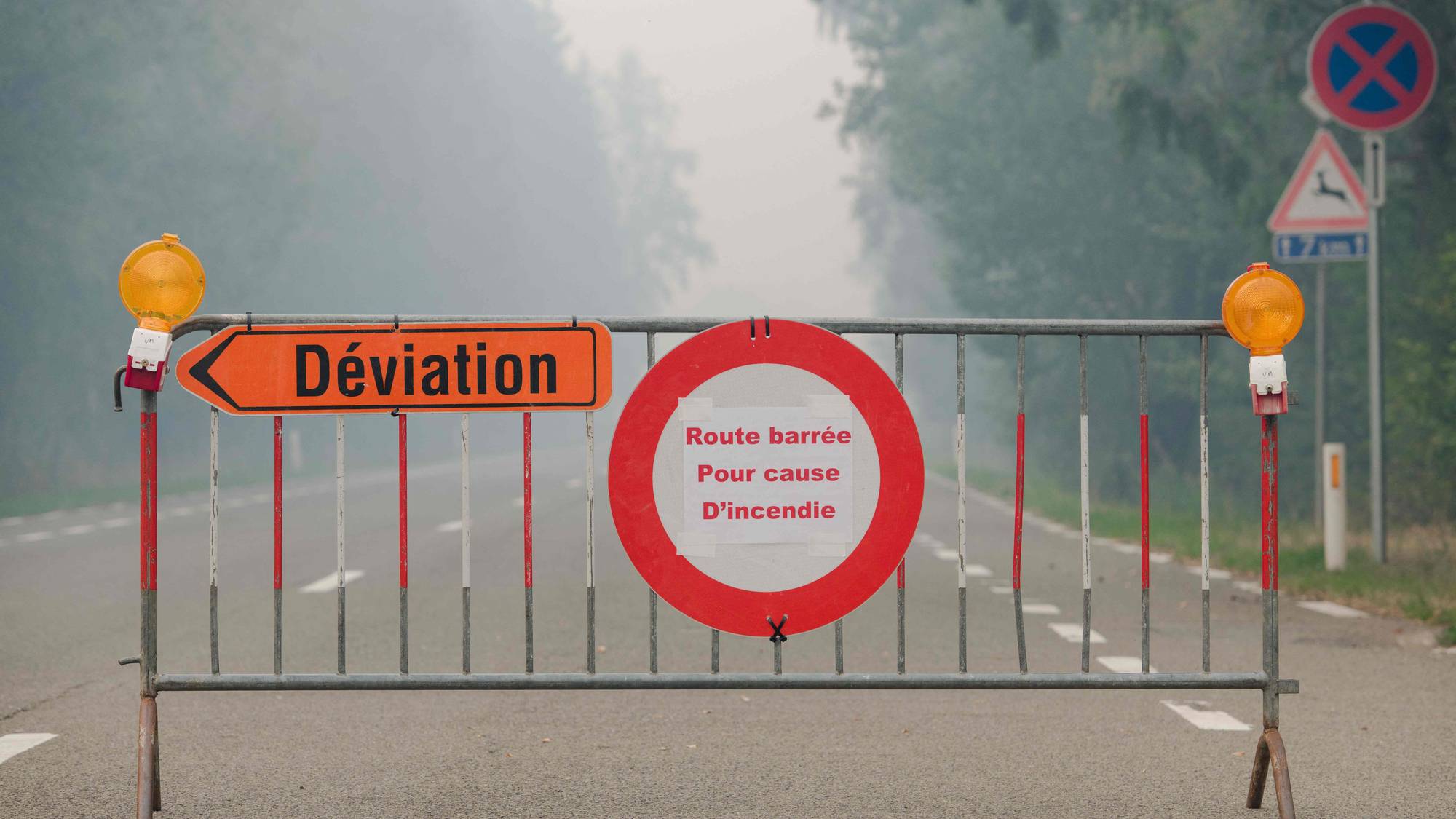 Veisperring ved brannområdet
