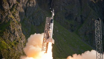 Oppskyting av SHEFEX 2 frå Andøya juni 2012.