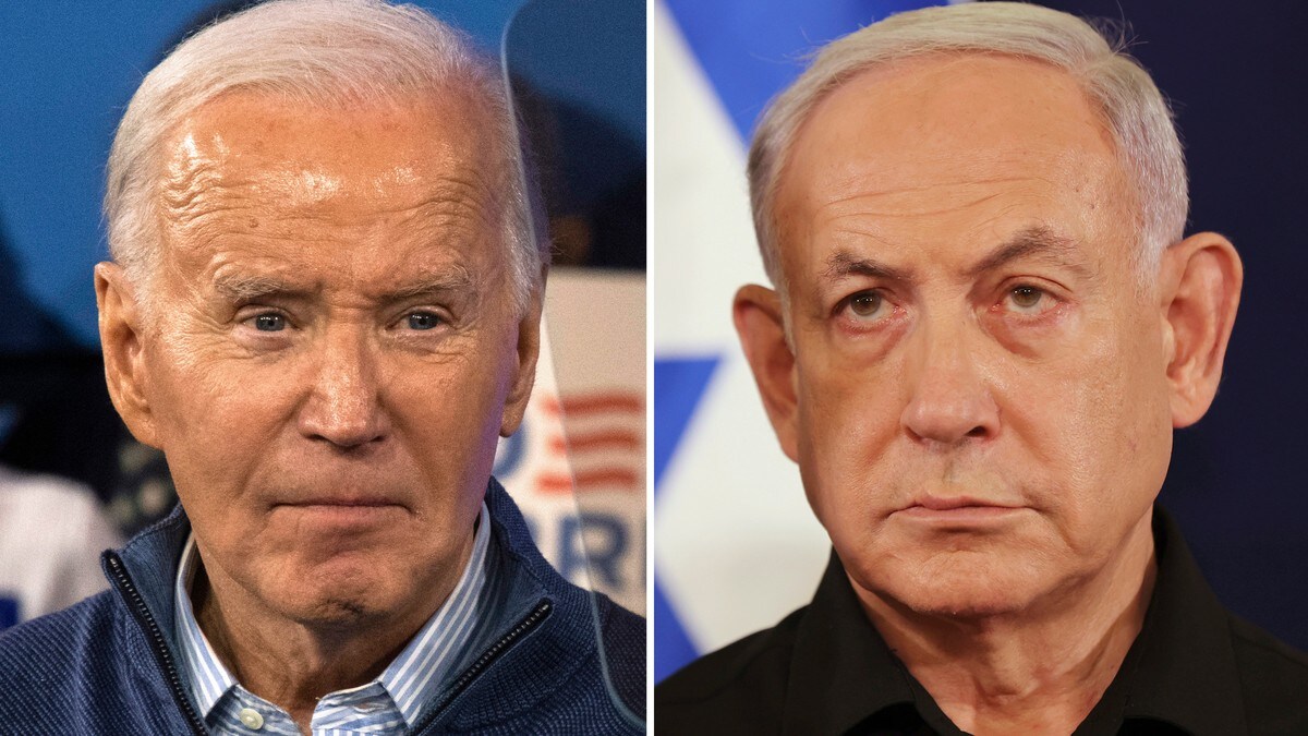 Biden kritiserer Netanyahu: – Jeg mener at det han gjør er feil