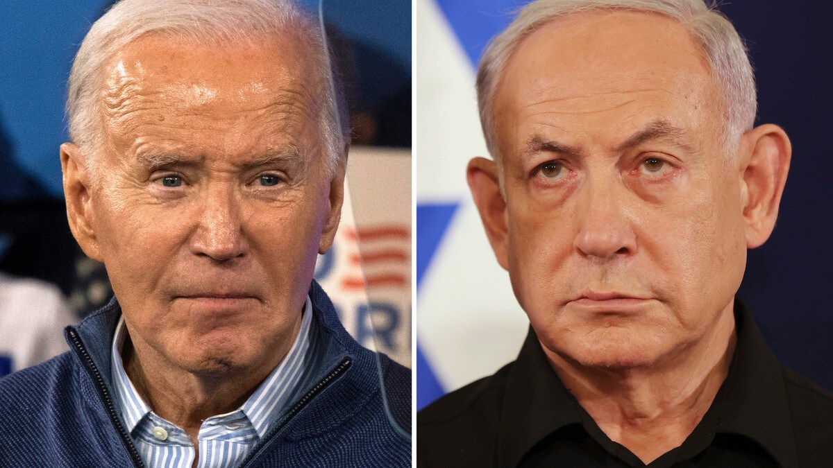 Biden og Netanyahu: Snakka saman om Rafah