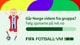 Grafikk: NRK Et grafisk bilde av en Haaland-figur som jubler, ved siden står det Går Norge videre fra gruppa og at du kan følge sjansene for det på nrk.no.