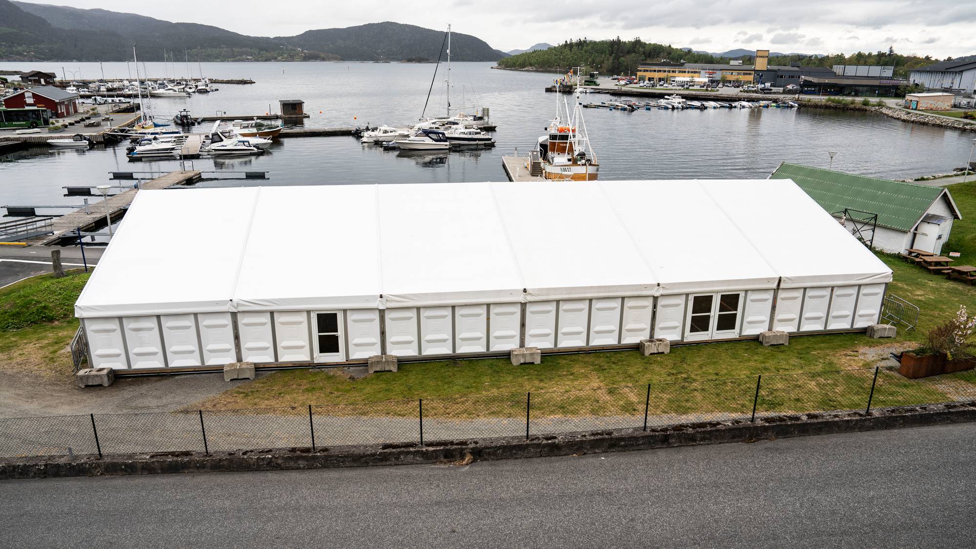 VM-telt på Jørpeland