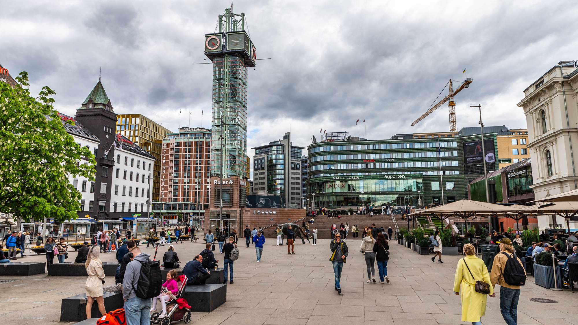 Jernbanetorget i Oslo sentrum