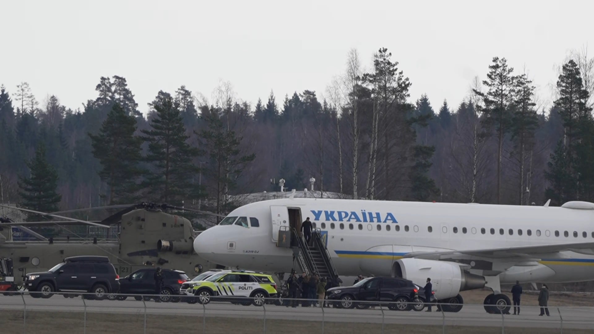 Ukrainas president Volodymyr Zelenskyj i Norge for fjerde gang