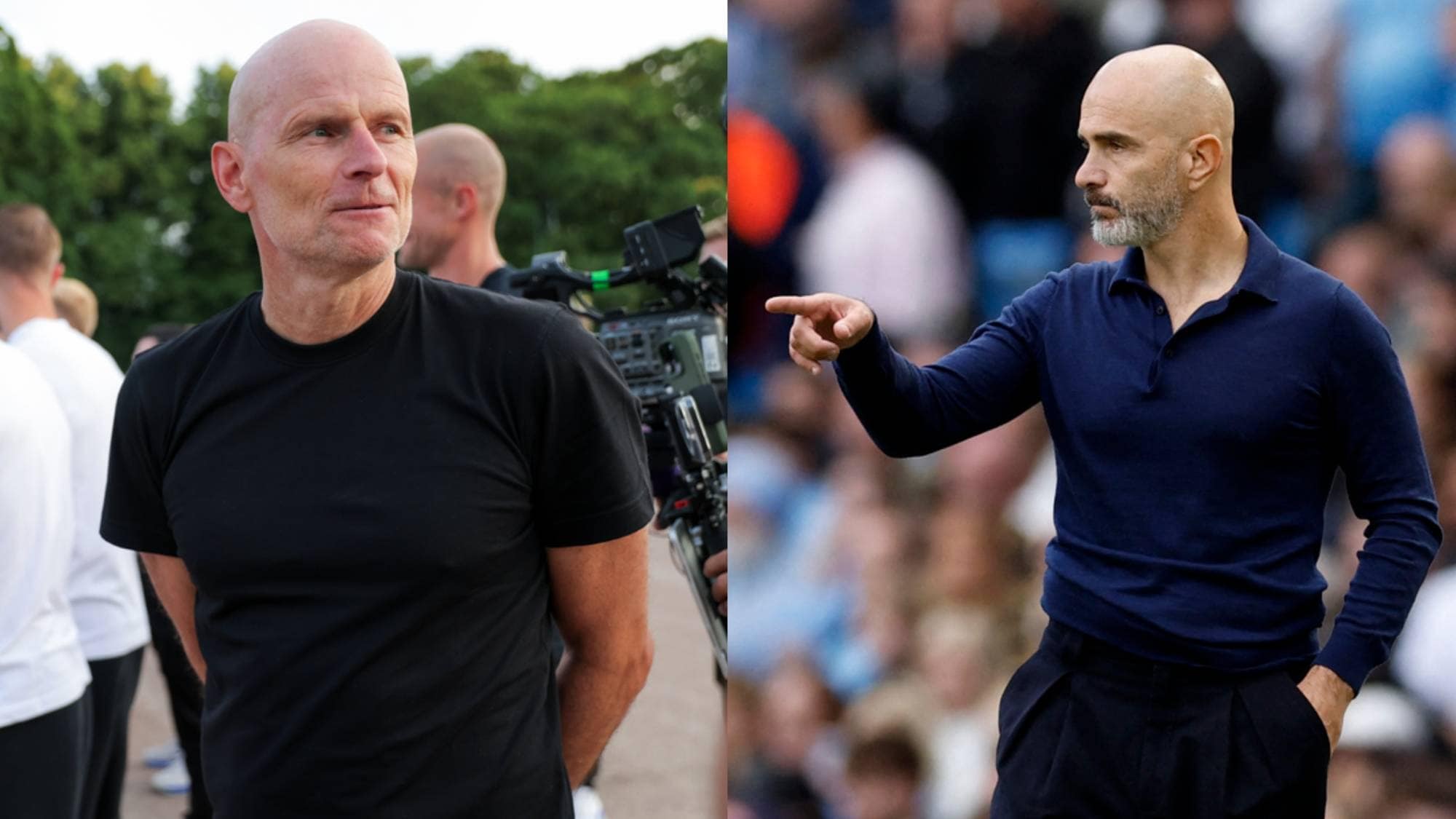 Ståle Solbakken og Enzo Maresca.