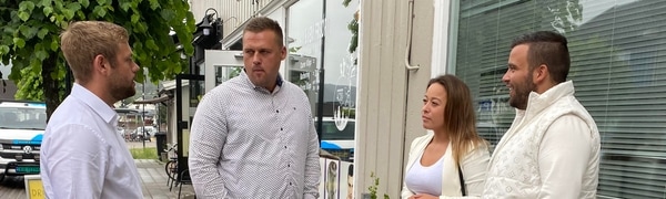 Kevin Simensen Marius Stormo Natalie Kristiansen og Kristian Pablo Teigen.