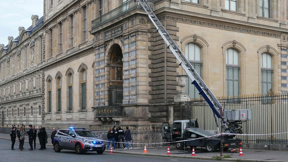 Ran på Louvre-museet i Paris