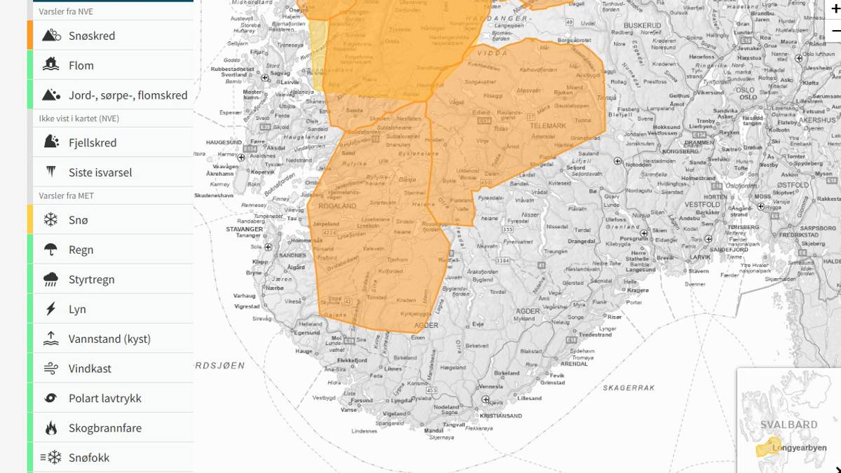 Betydelig skredfare i fjellet