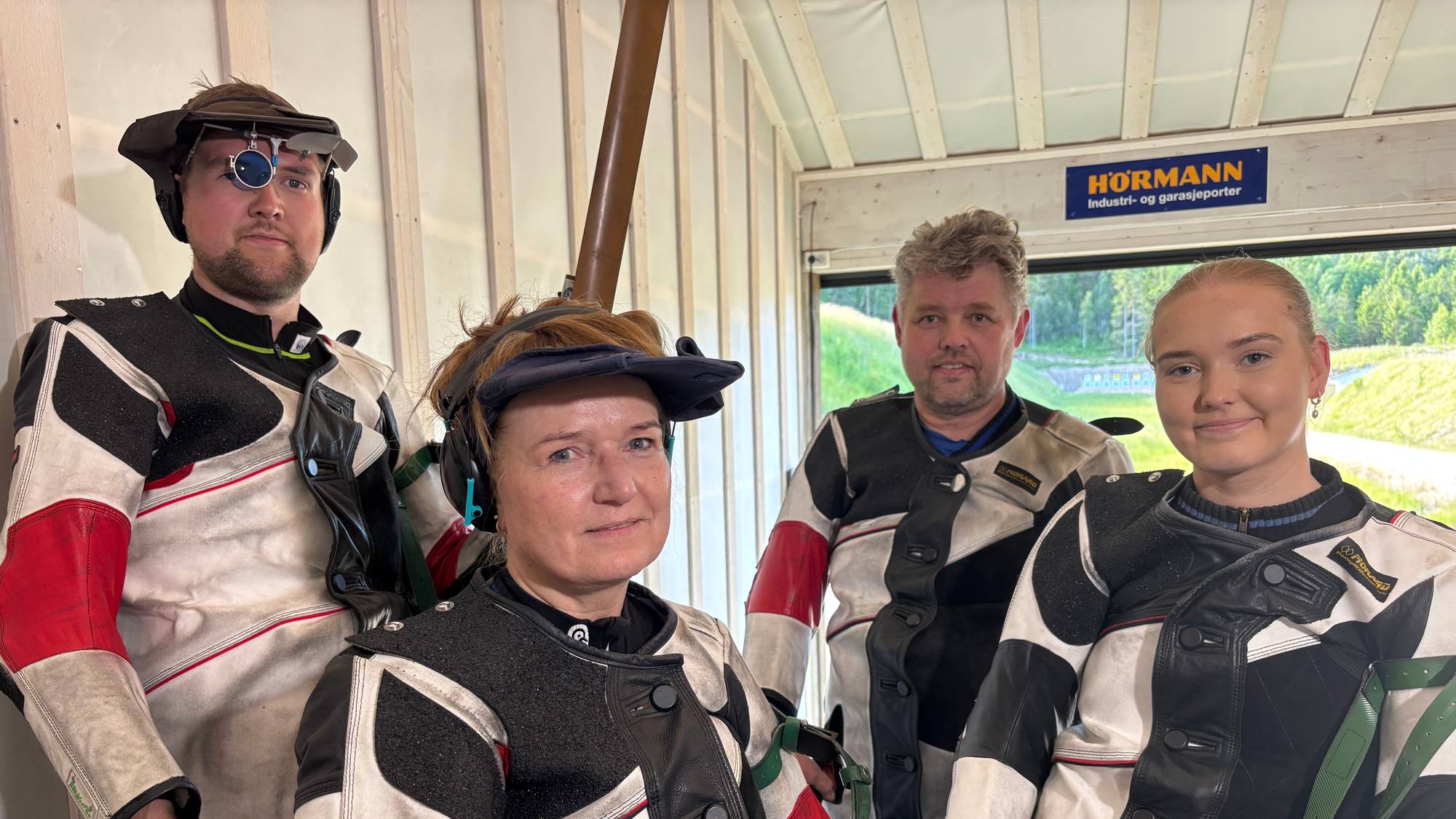 På skytebana