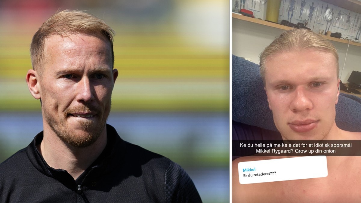 Rygaard utsettes for hat etter Haalands Snapchat-uthenging
