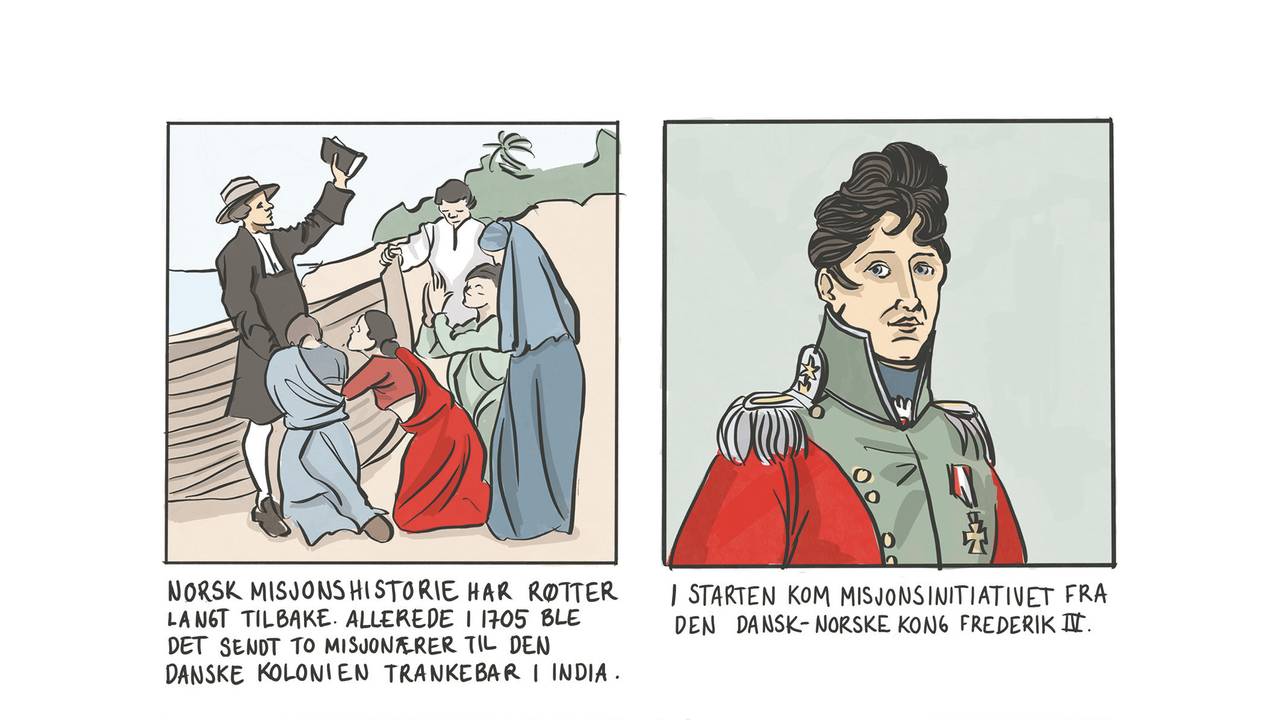 Illustrasjon fra tegneserieboken