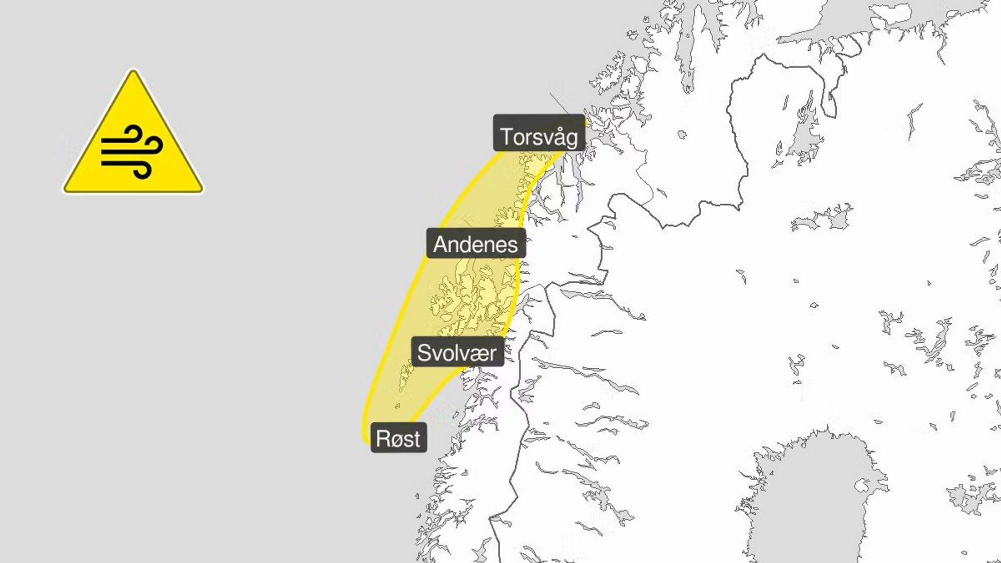 Farevarsel for vindkast