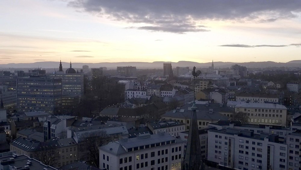 Oslo oversiktsbilde fra luften