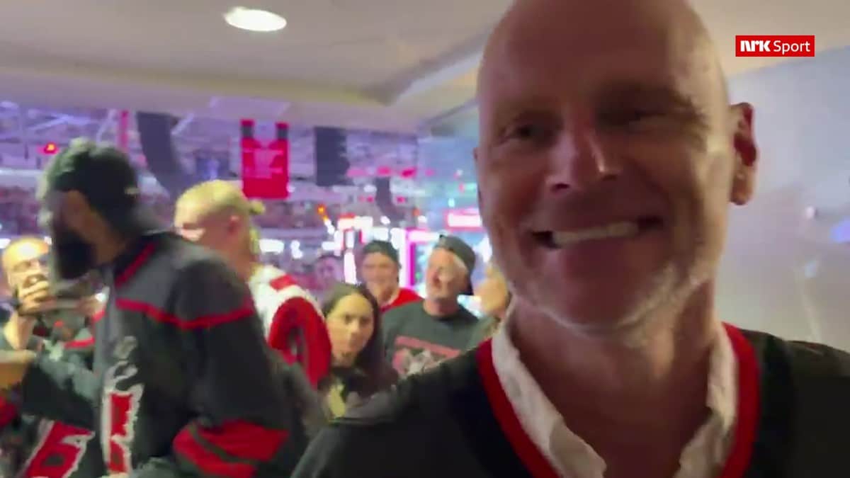 Solbakken til NRK på hockeykamp: – Sinnssyk atmosfære