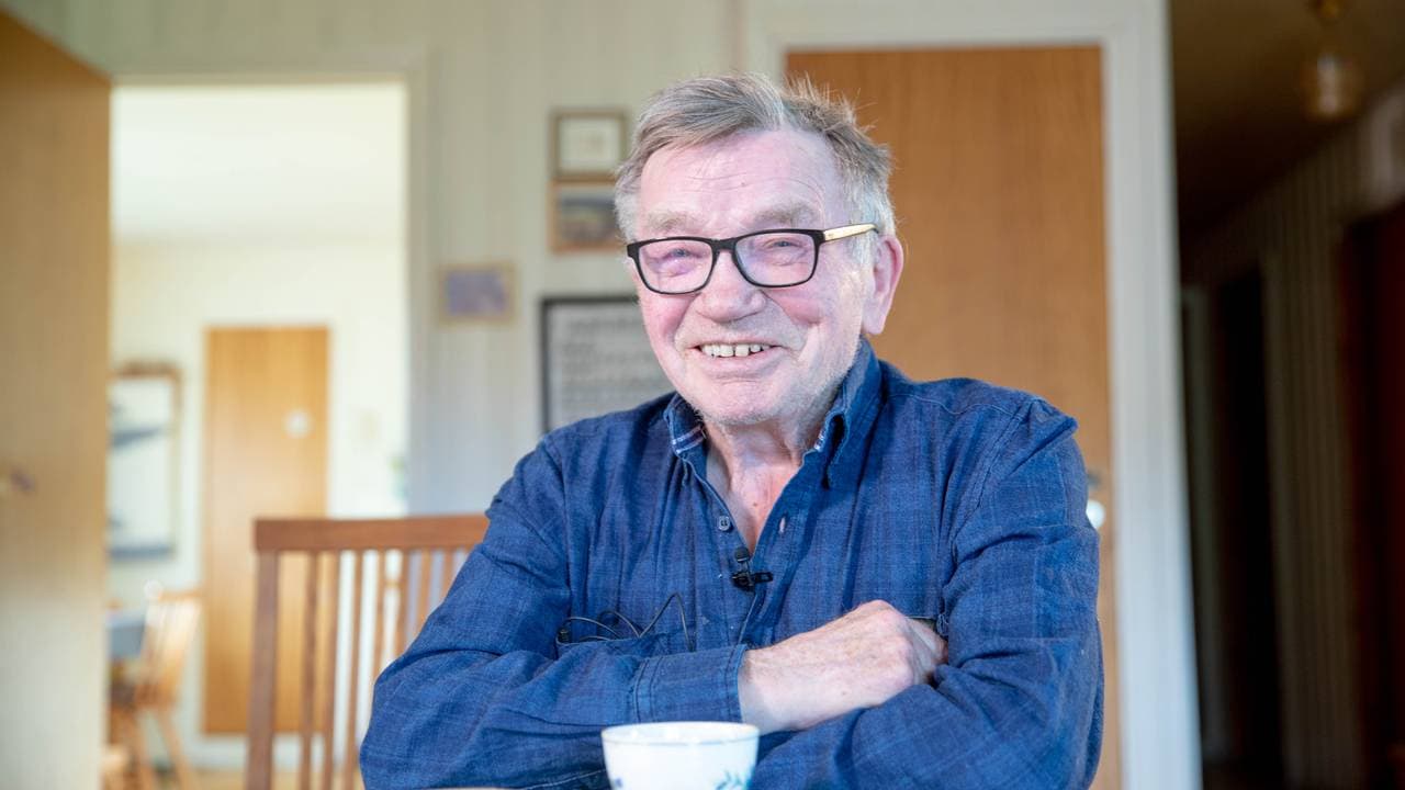 Fridtjof Berglund smiler til kameraet
