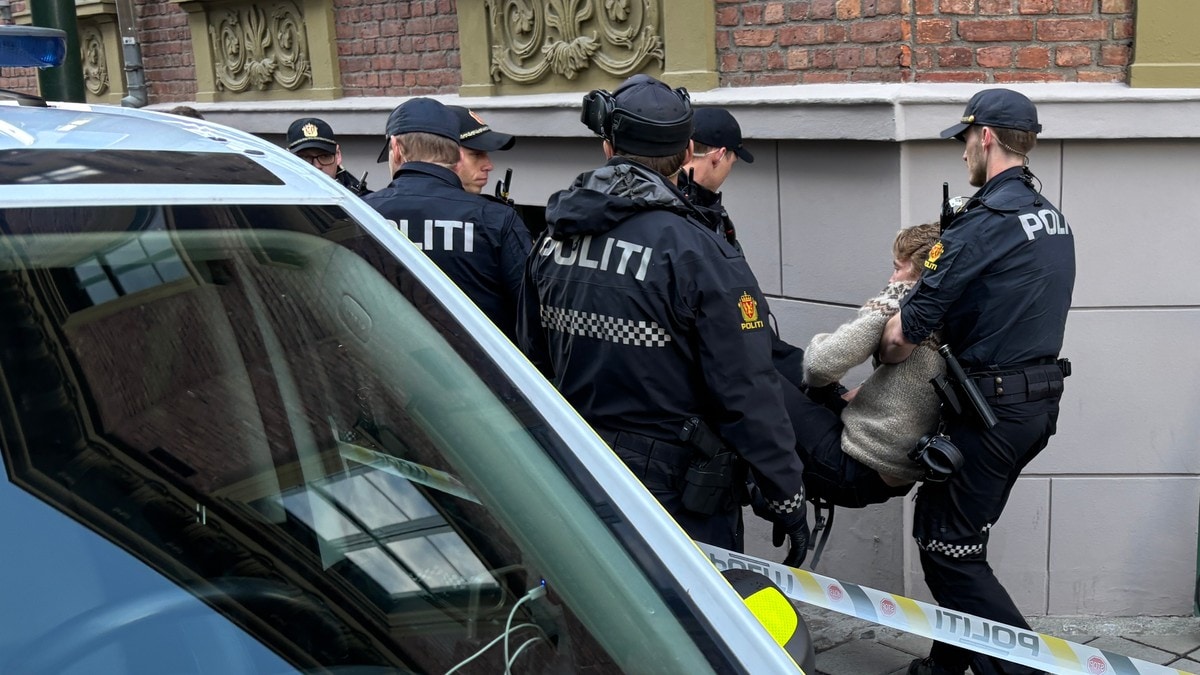 Bærer aktivister bort fra Norges Bank: 29 anmeldes