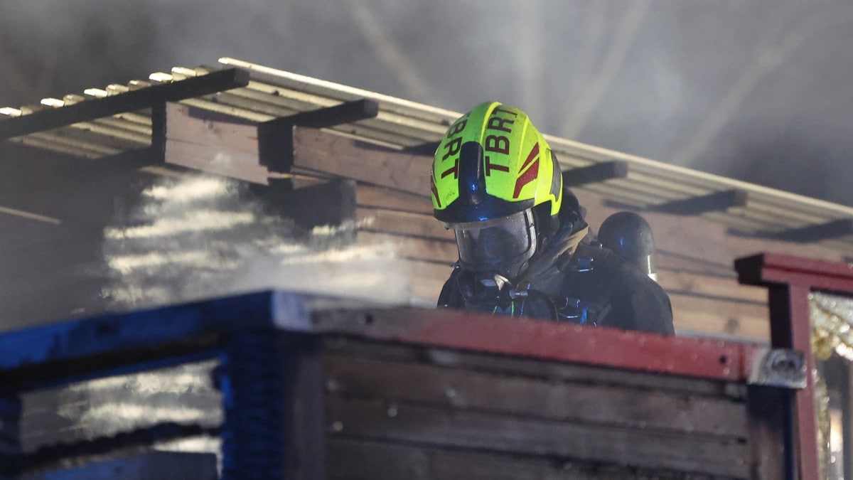 Bolig overtent i Trondheim - ni personer evakuert