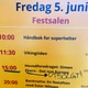 Privat Det står utsolgt skrevet med tusj på en plakat med hovedforedraget om Det nye Europa.