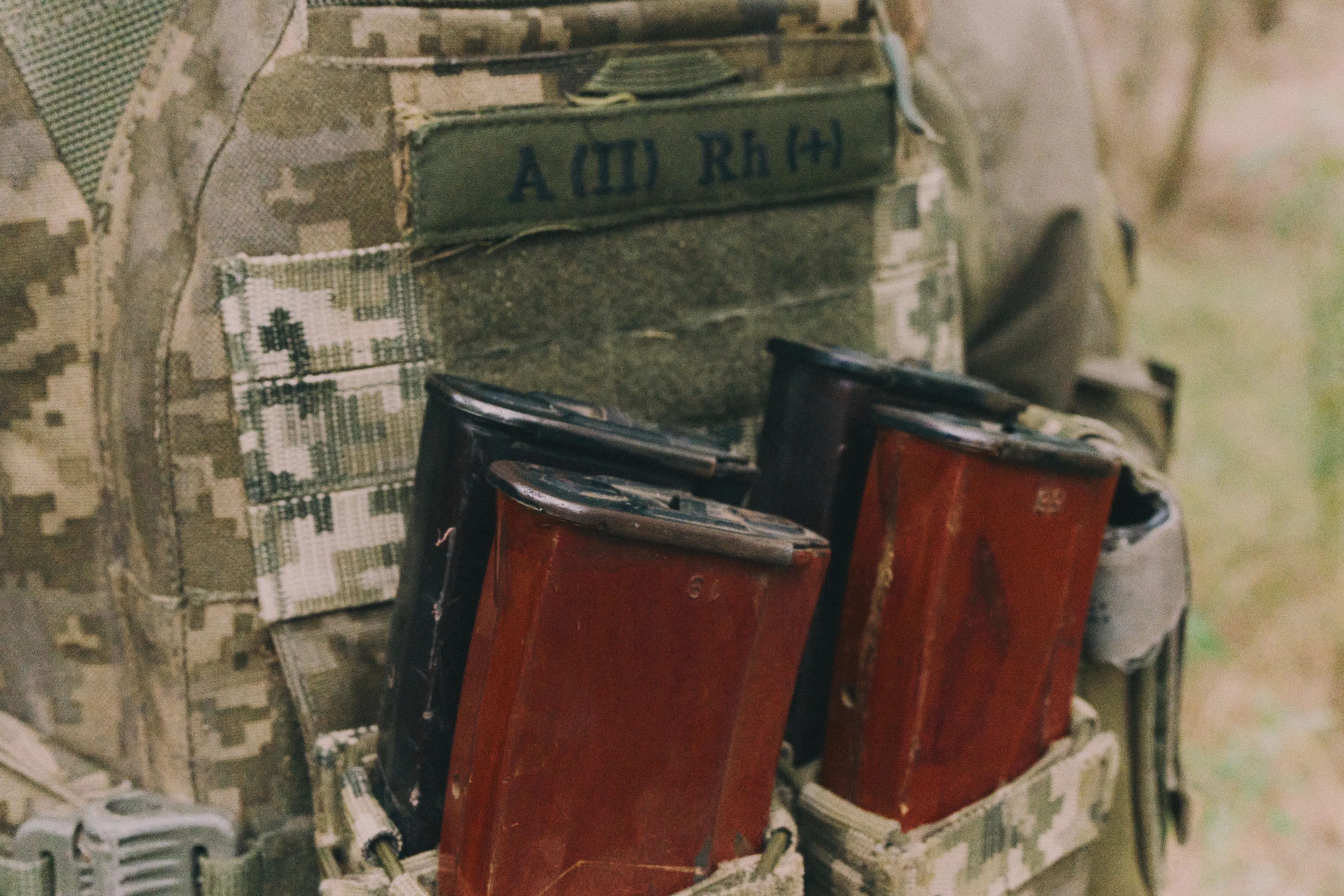 Soldat i skog