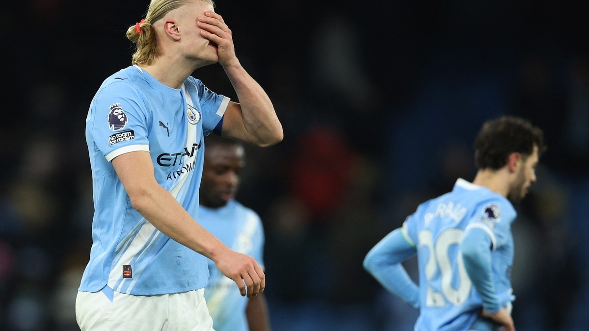 Skadet Haaland mister Manchester City-kamp: – Han er utrolig lei seg