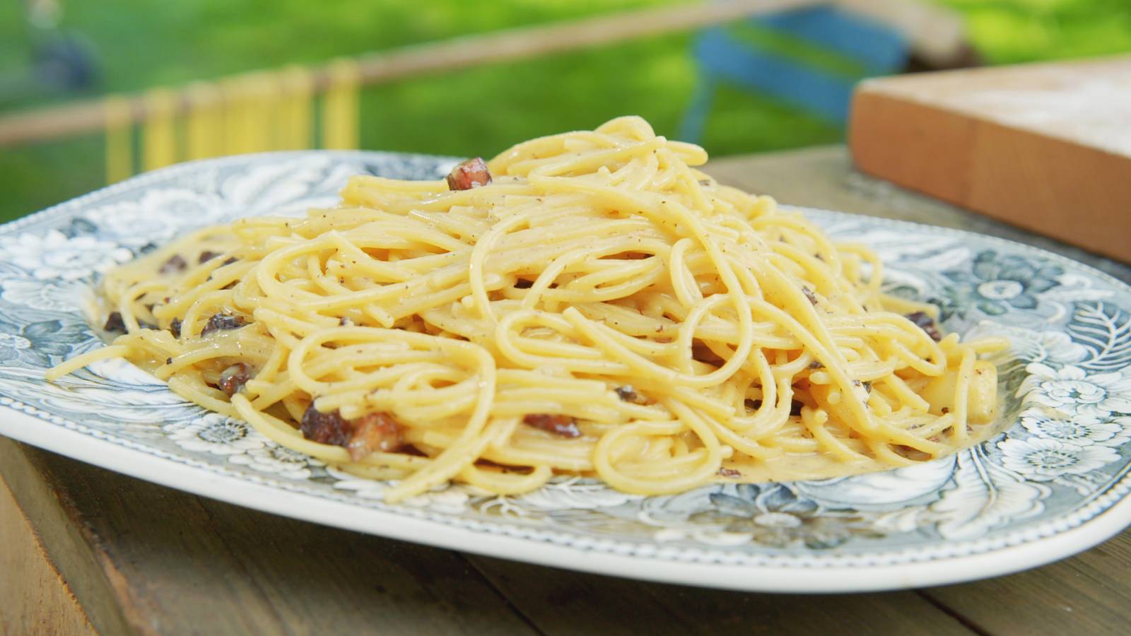 Bilde Av Spaghetti Carbonara Uten Fløte