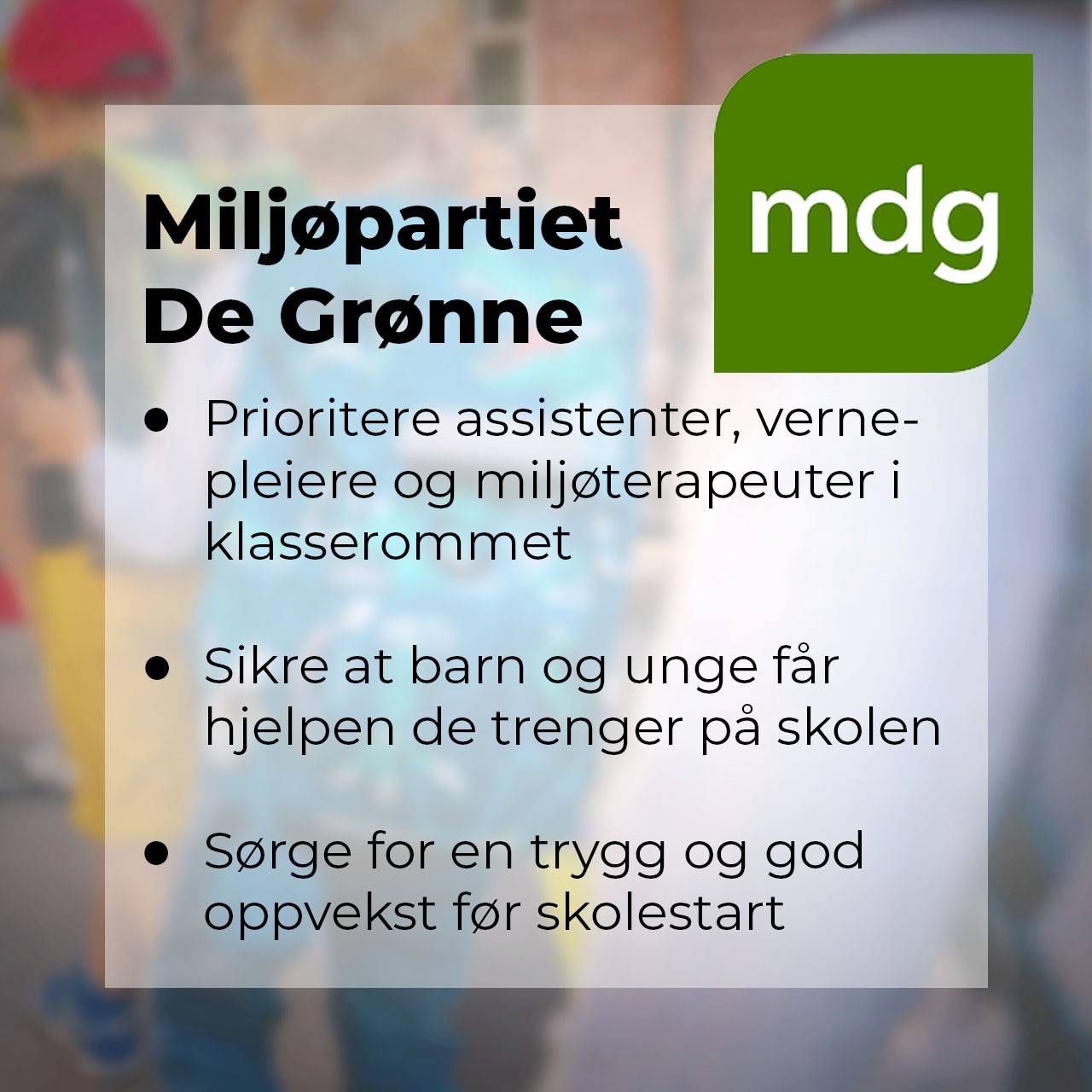 Dette mener MDG