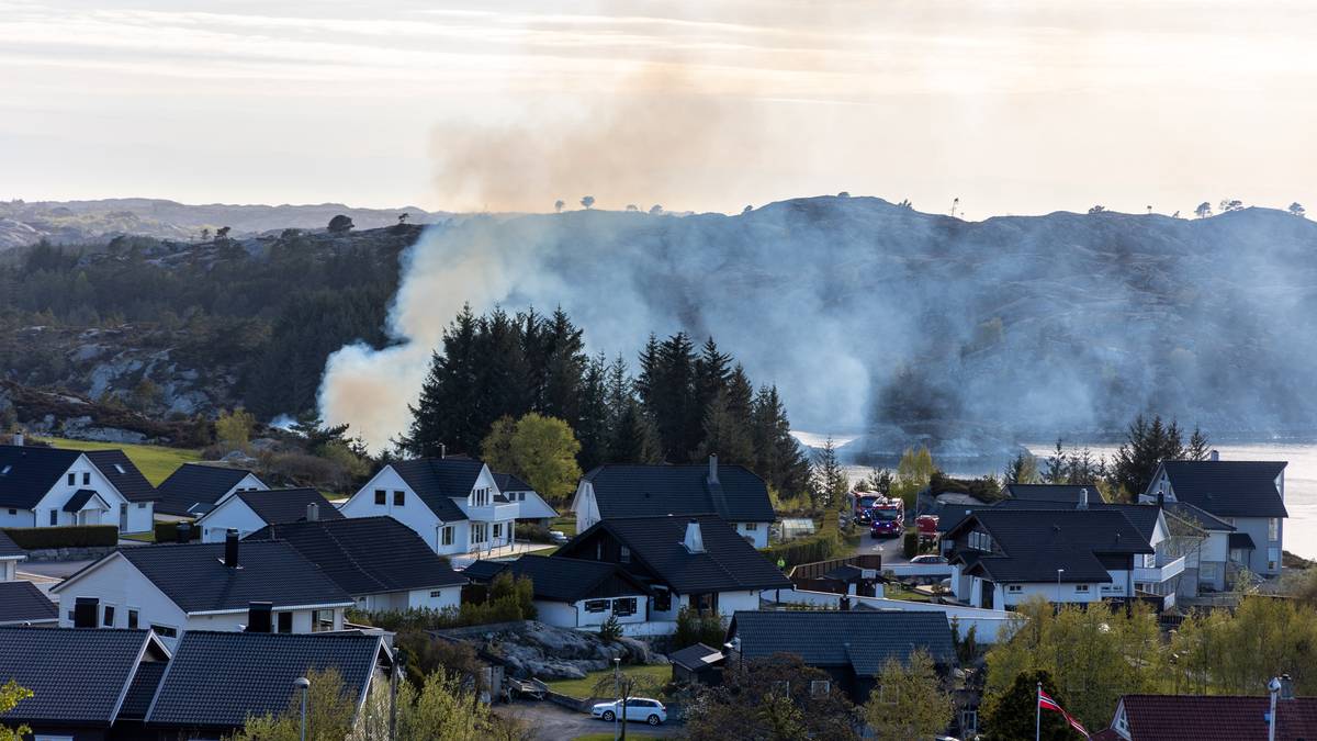 Police find suspects behind grass fire in Fitjar