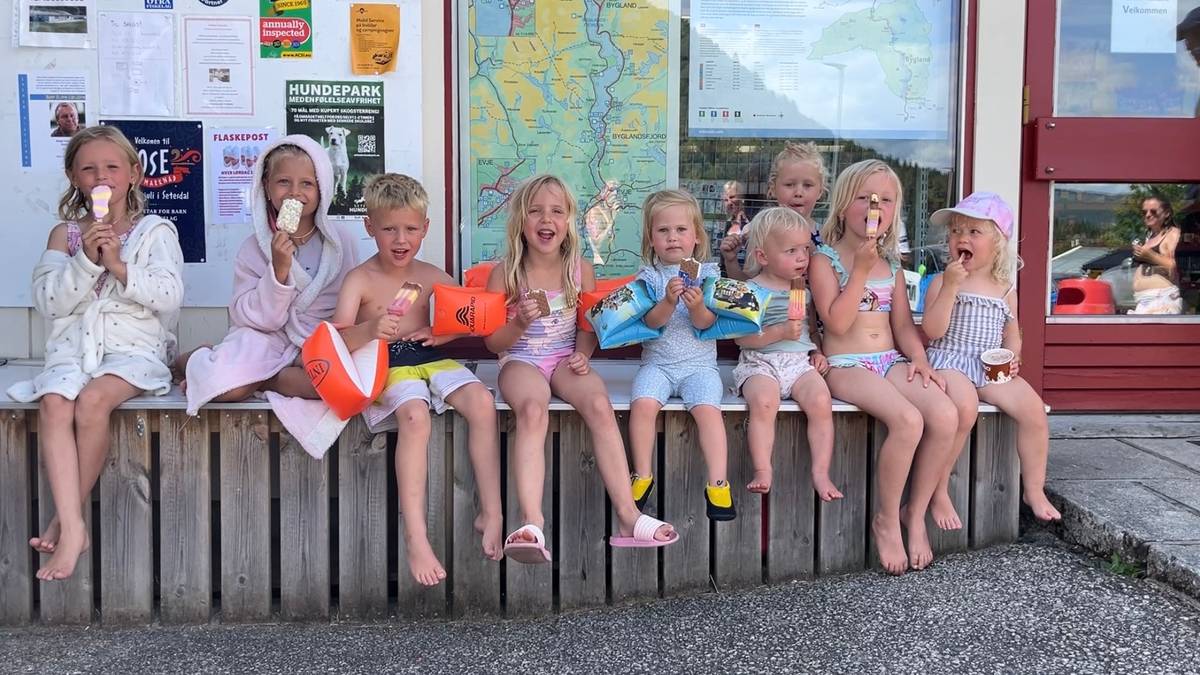 Ekstra sommerlig på Byglandsfjord