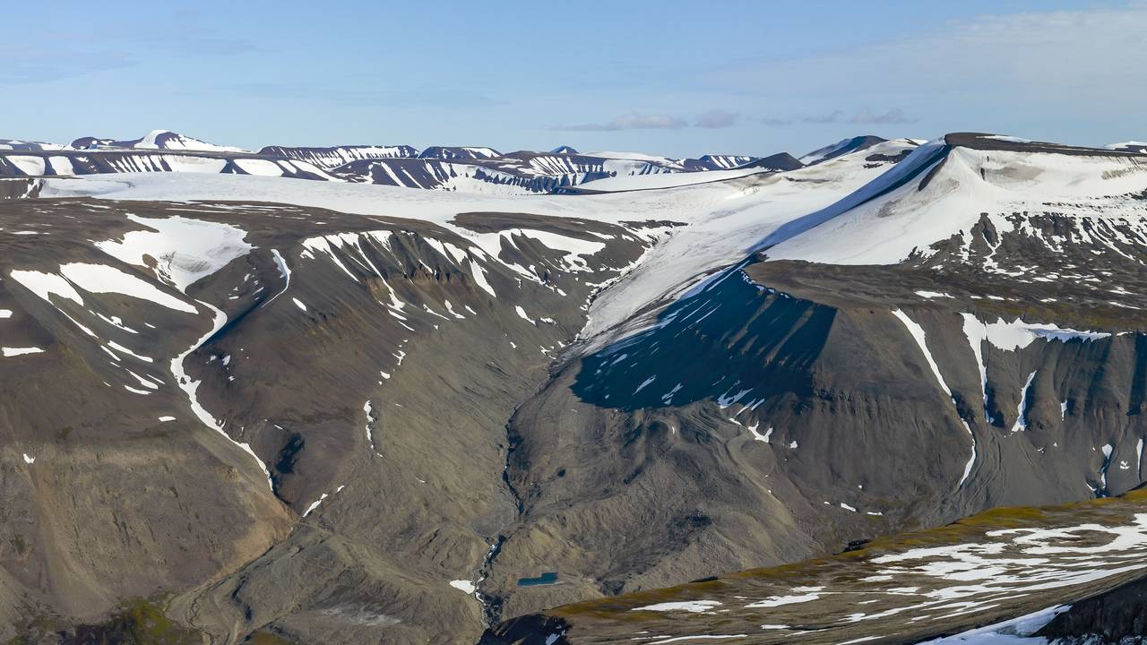 Rieperbreen på Svalbard fotografert i 2019