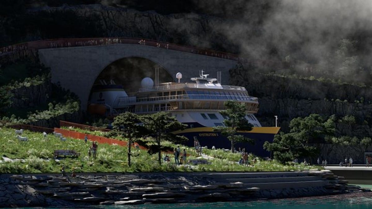 Stad skipstunnel FOTO: NRK