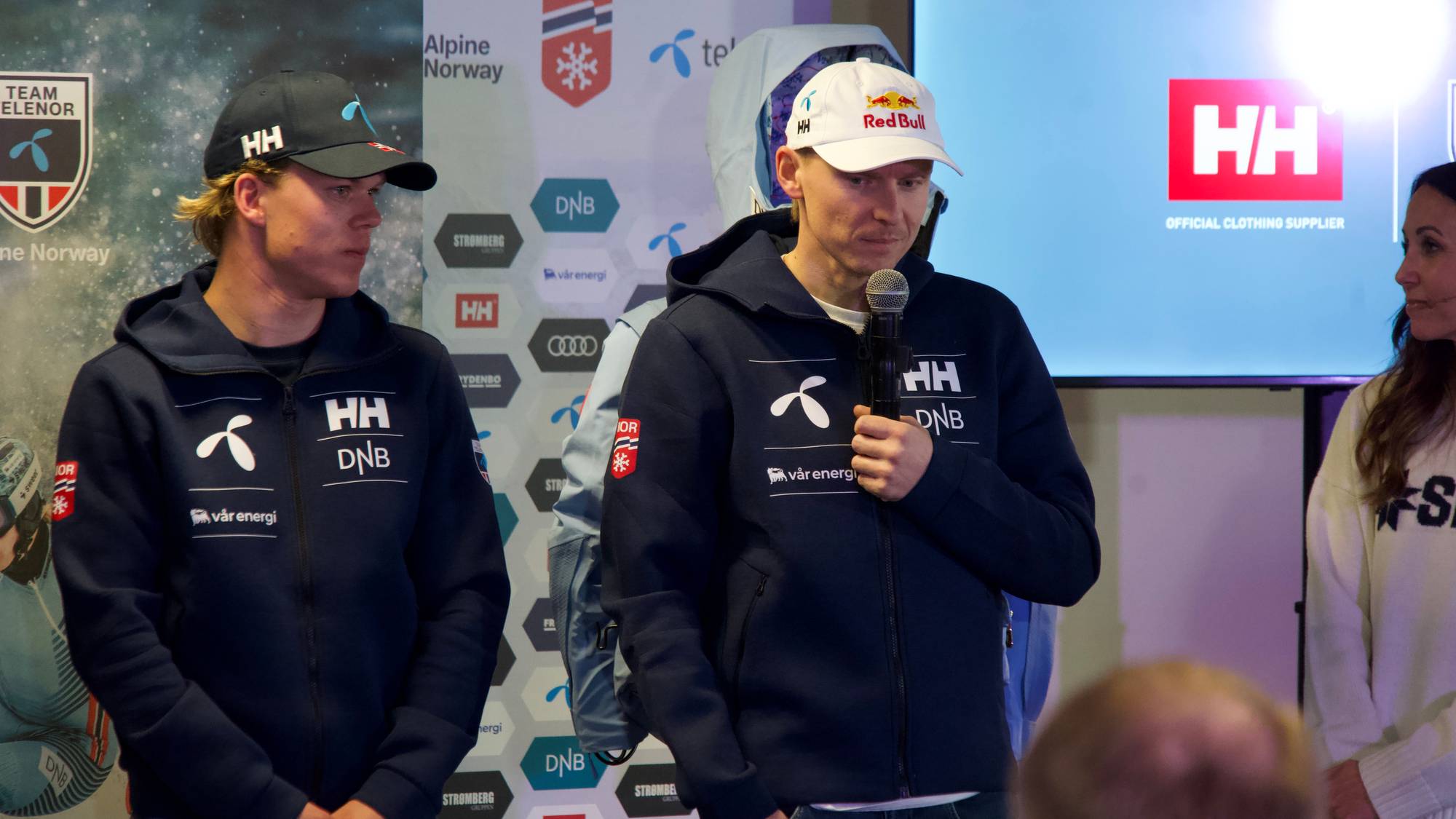 Pressetreff med alpinlandsalget i Sölden. 