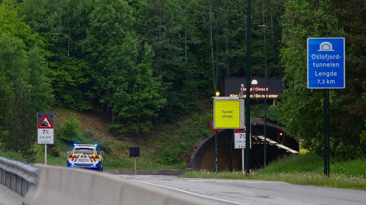 Oslofjordtunnelen stengt etter ulykke