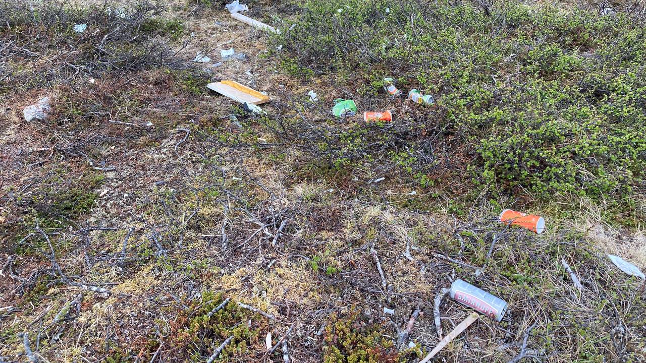Forsøpling ved Goččesjávri