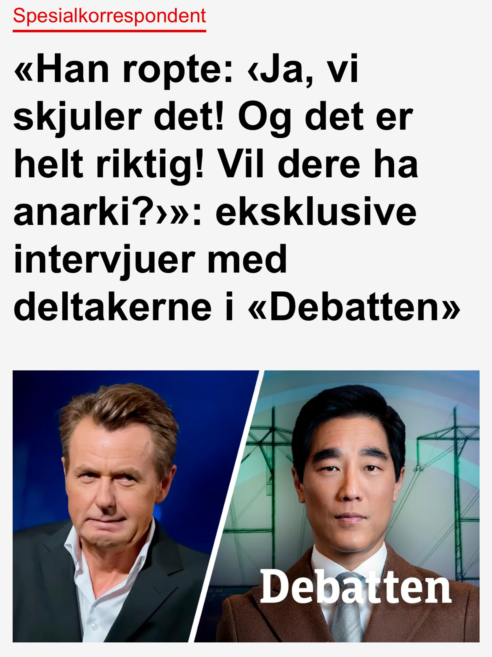 Svindelannonse vises. 