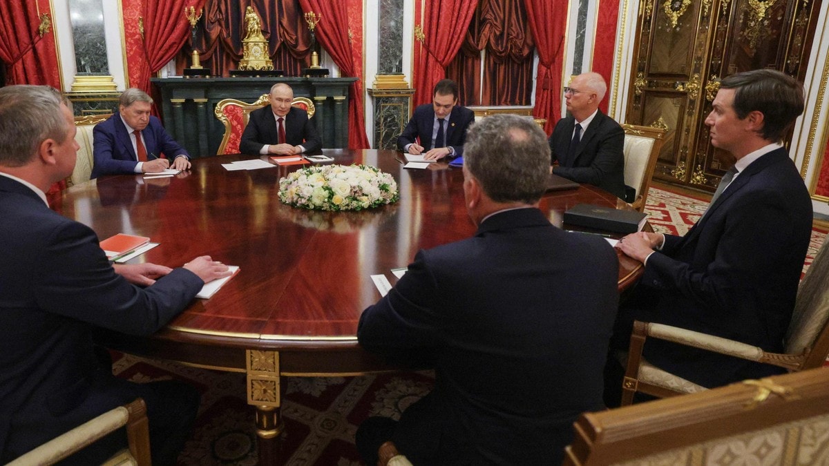 Møtet mellom Putin og USA startet