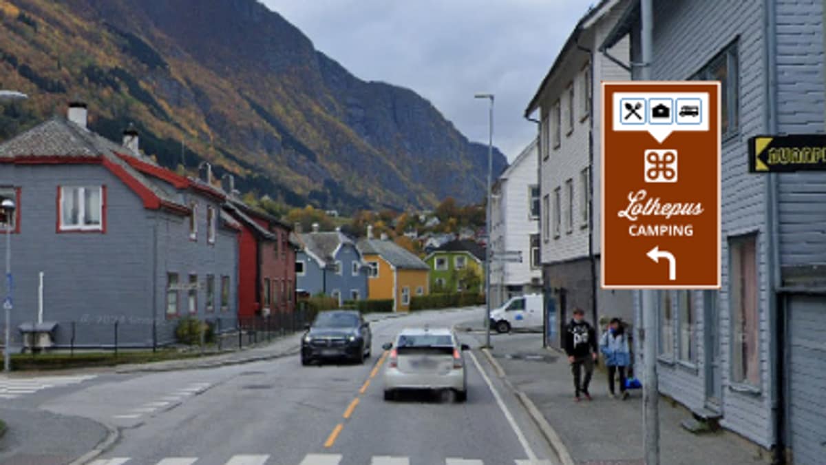 Vegvesenet set foten ned for Lothepus-skilt i Odda