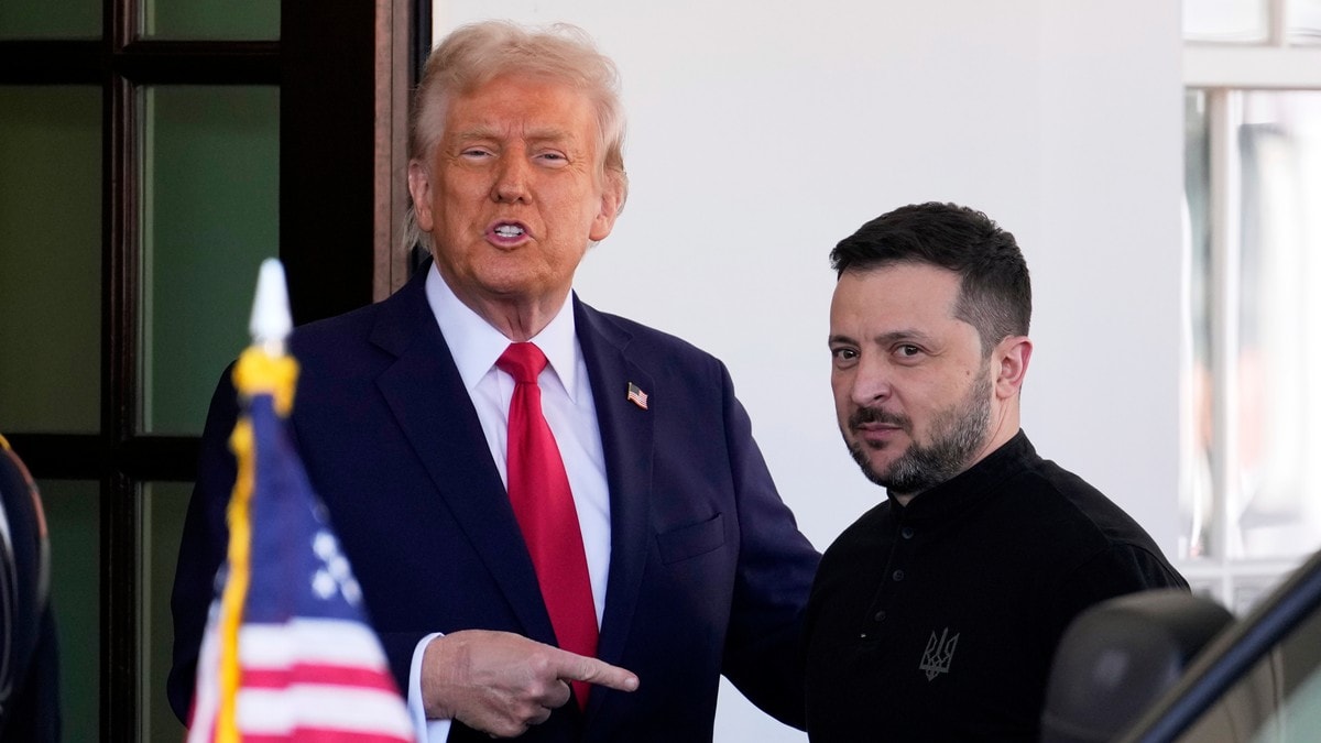 AFP: Hissig mellom Trump og Zelenskyj i Det hvite hus