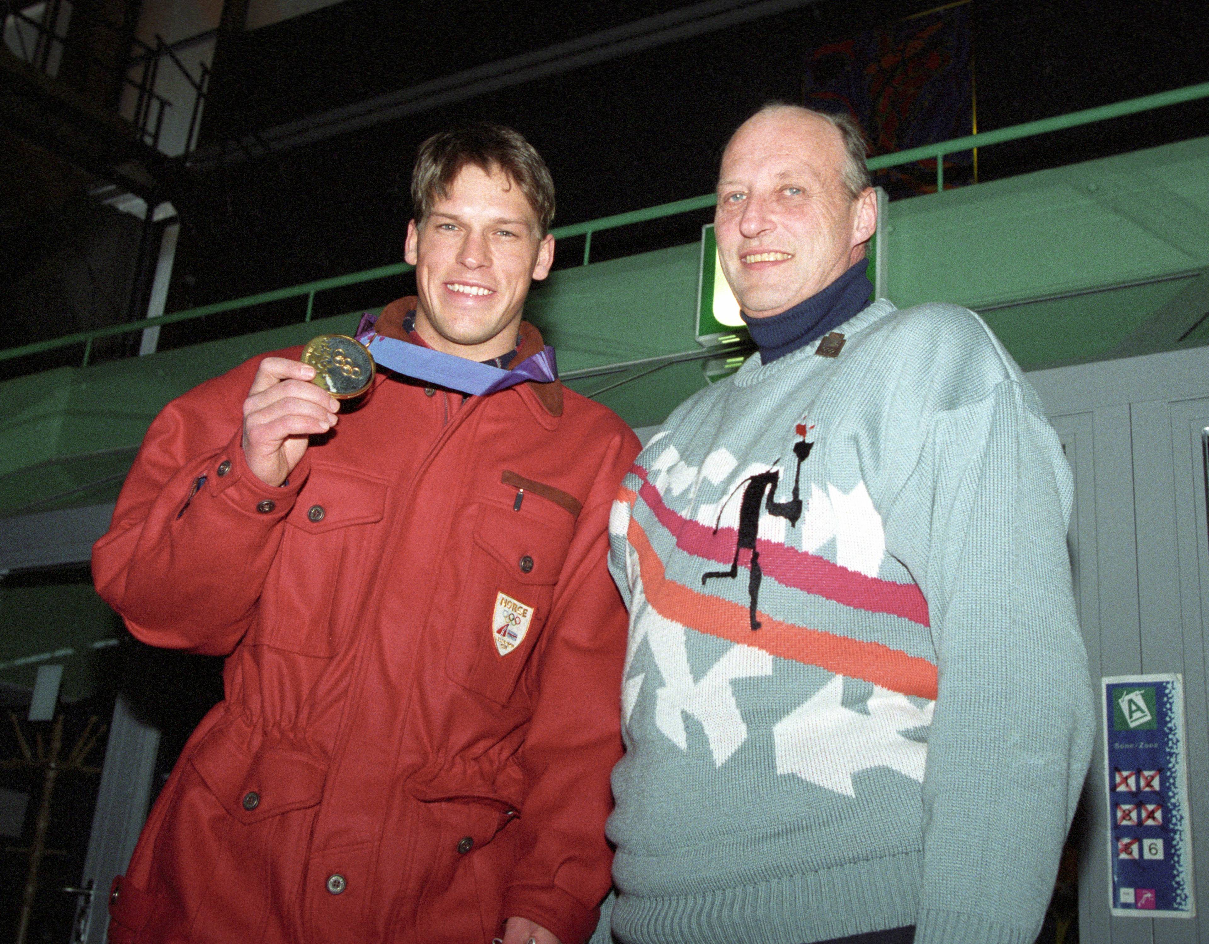 Kong Harald og Johann Olav Koss