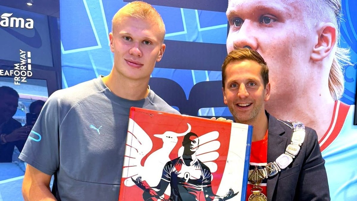 Betalte med 13 bløtkaker for Haaland-kunstverk
