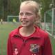 Jørn Tveter / NRK En 10 år gammel jente i fotballtøy.