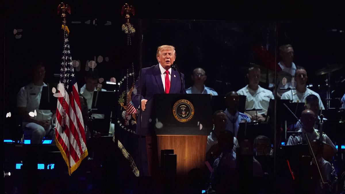 Trump 250-årstale utsatt på grunn av uvær