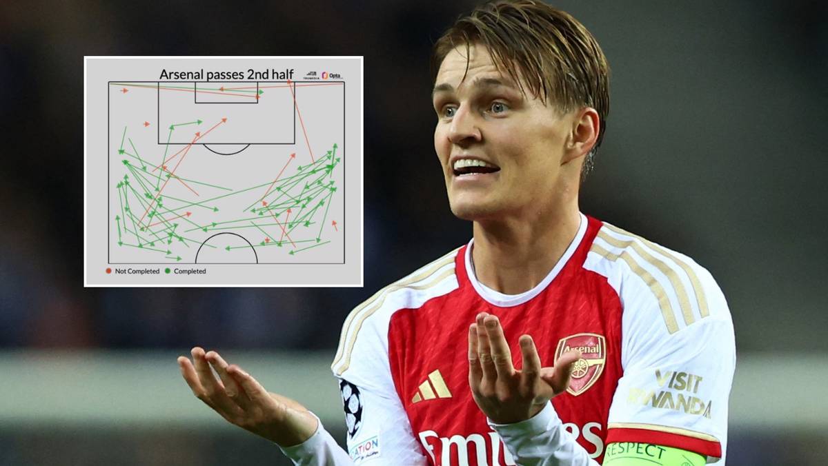 Meiner dette avslører Arsenal sitt Ødegaard-problem: – Eit veldig godt bilde